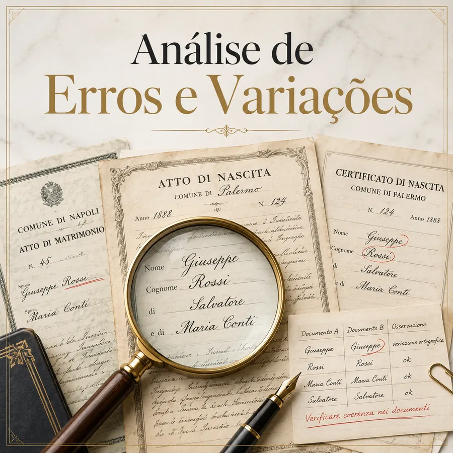 Análise de Erros e Variações